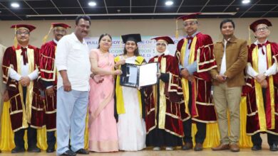Smt. Abhilasha Bisht IPS and Dr. Subodh Raju Attend Convocation Ceremony at G. Pulla Reddy College of Pharmacy