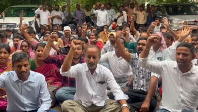Lab Technician Aspirants Protest in Hyderabad, Demand Immediate Appointment Orders