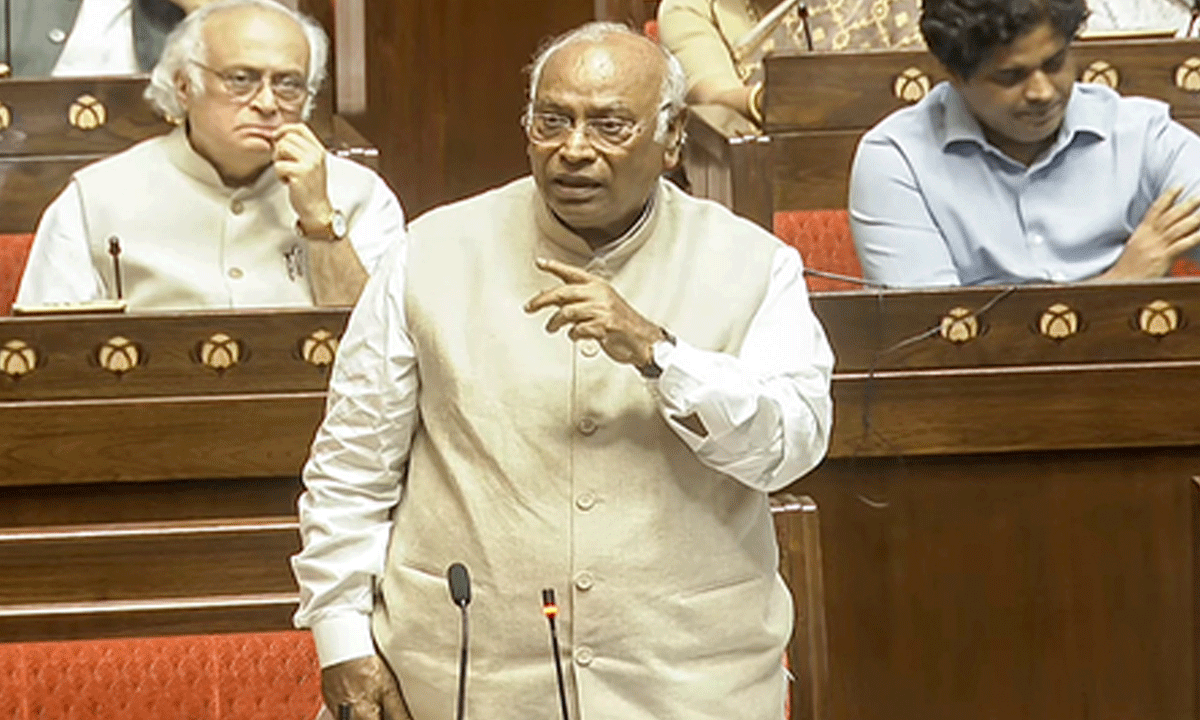 Shocked to see CISF trooping into the House: Cong chief Kharge writes to RS Deputy Chairman
