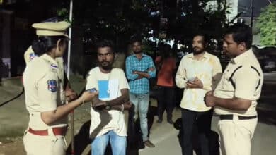 Saidabad Police Conducts Late-Night Vehicle Checking, Action Taken Against Triple Riding