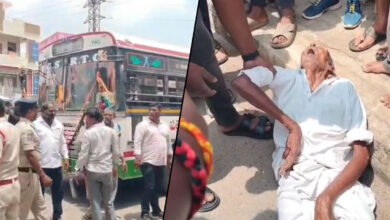 Road accident in Pargi mandal: Disabled person killed