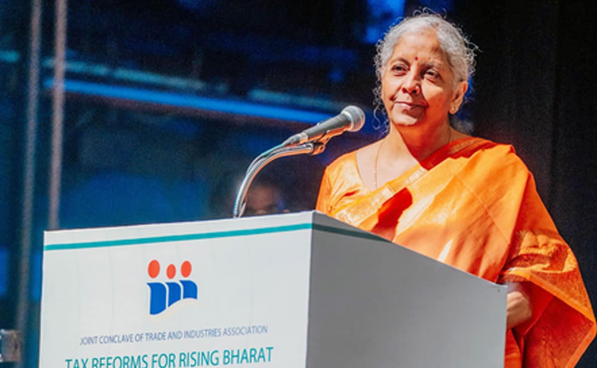 GST reforms have reduced tax burden on people: Nirmala Sitharaman