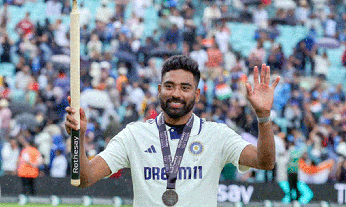 Mohammed Siraj named ICC Men’s Player of the Month for August