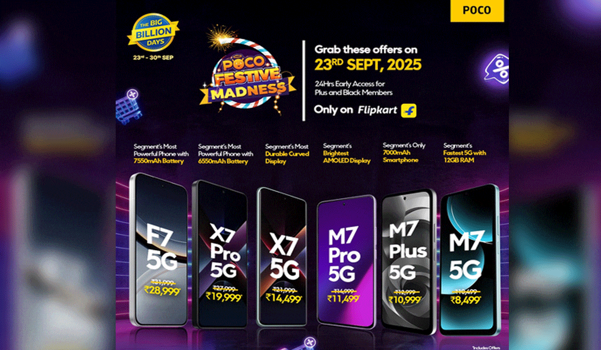 POCO festive MADness takes off: Unbeatable smartphone deals now live on Flipkart Big Billion Days