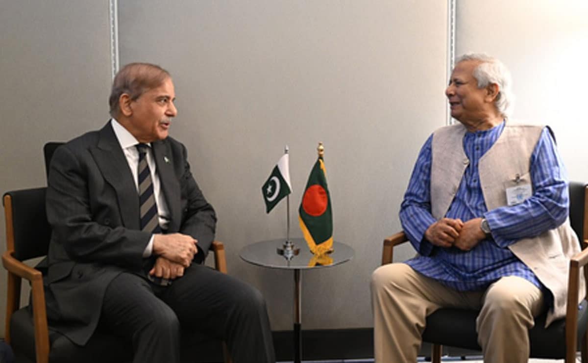 Muhammad Yunus, Shehbaz Sharif meet on UNGA sidelines, discuss trade, economic ties