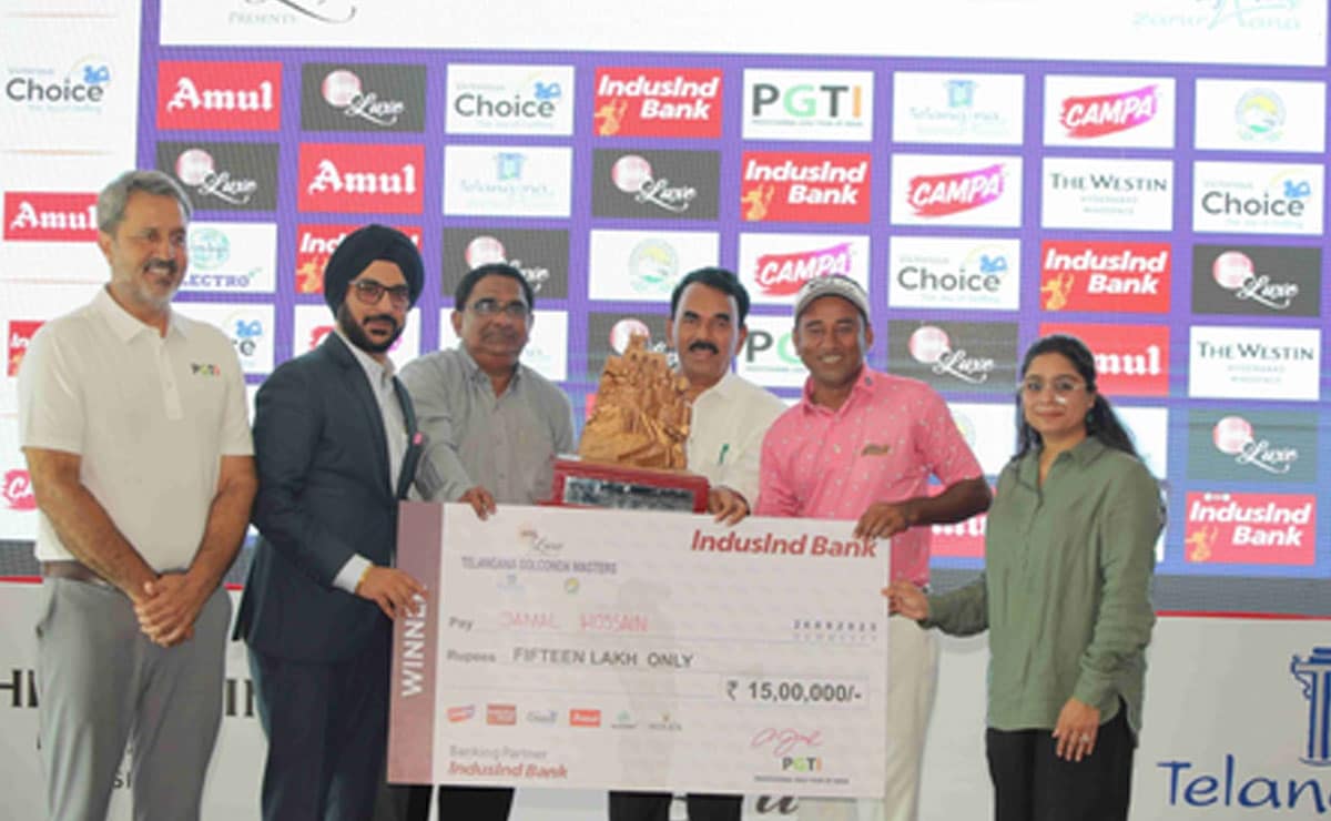 Jamal Hossain bags Telangana Golconda Masters title after play abandoned on final day