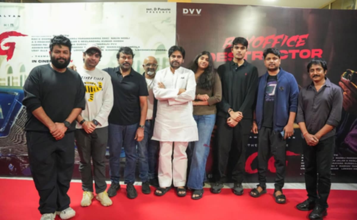 'OG' is a brilliantly made underworld gangster film on par with Hollywood standards, says Chiranjeevi