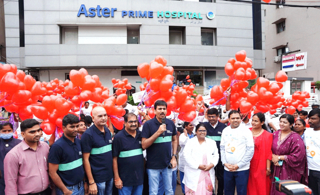 Aster Prime Hospital marks World Heart Day with Bikeathon
