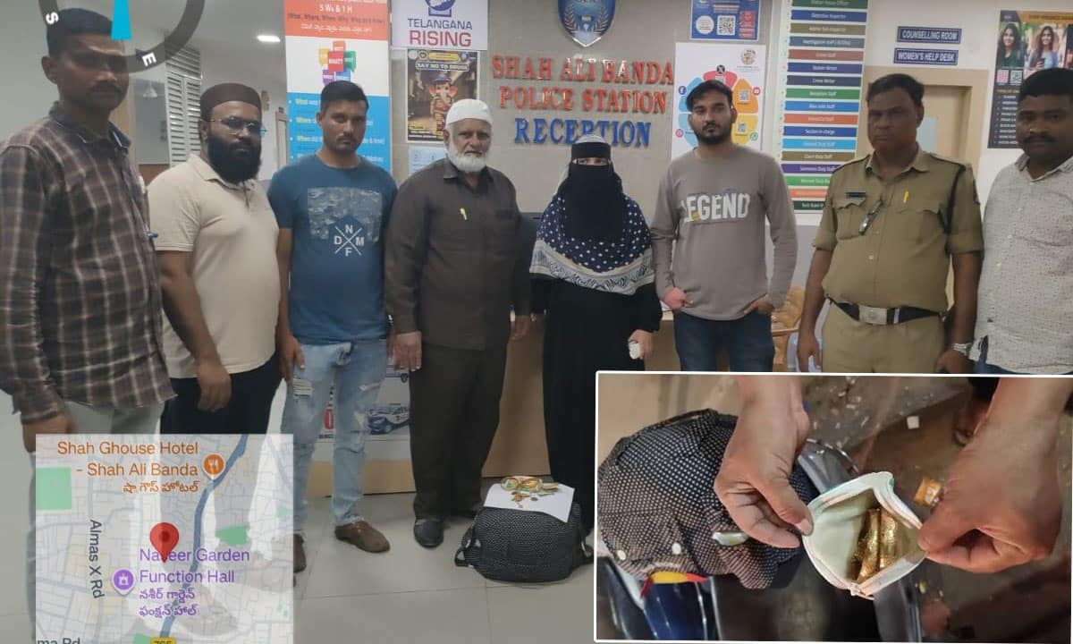 Bag Full of Gold Worth ₹10 Lakh Found on Shalibanda Road, Returned Safely