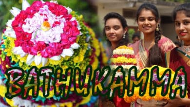 Bathukamma Spirit Fills Telangana: Govt Prepares 384 Ponds, 45,000 Lights for Festivities