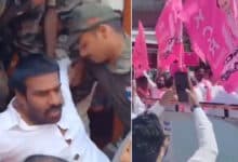BRS Leaders Detained During Protest Over Metro Phase-II Delay