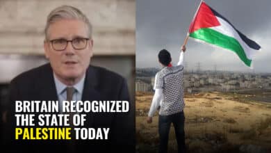 British Prime Minister Keir Starmer announces the UK's recognition of Palestine in a historic diplomatic move.