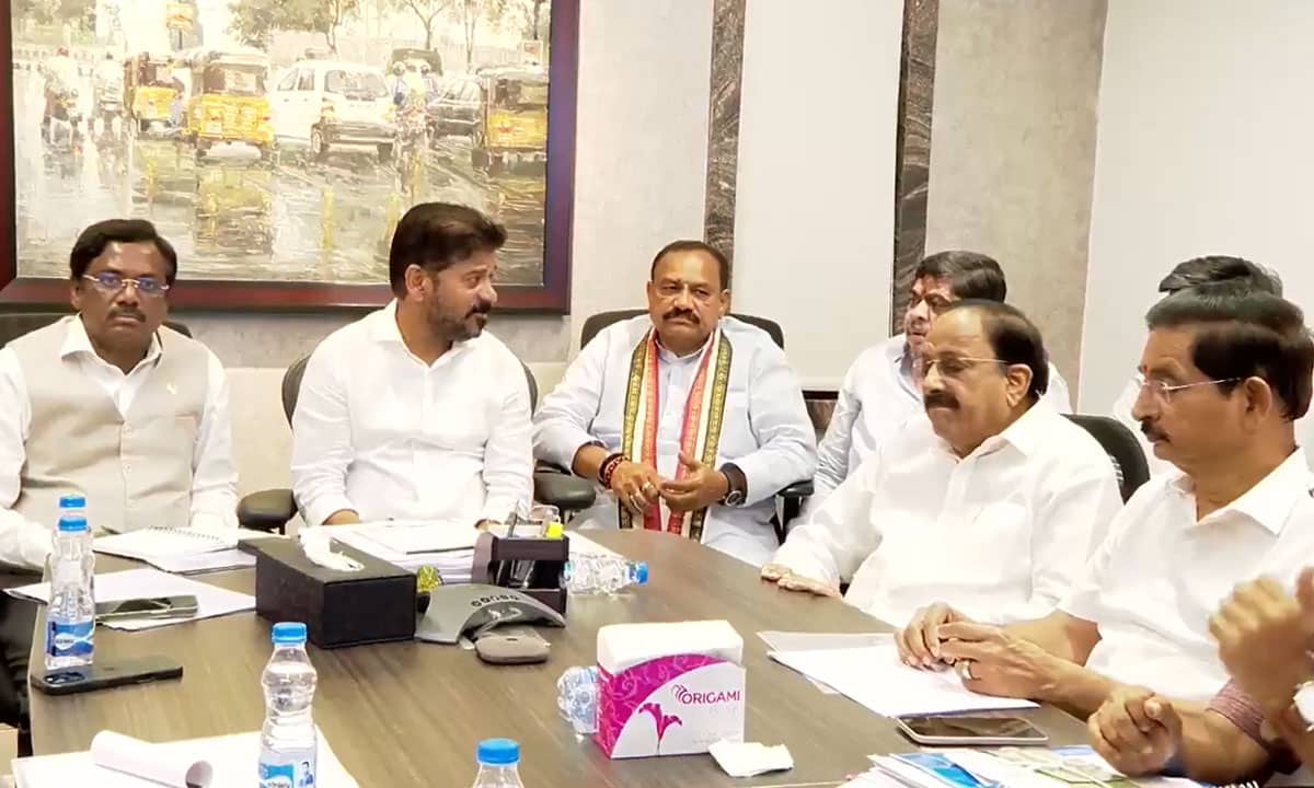 CM Revanth Reddy Reviews Jubilee Hills By-Election Strategy, Urges Congress Leaders to Focus on Development and Welfare