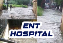 Hyderabad: Rainwater Floods Koti ENT Hospital, Patients and Doctors in Distress