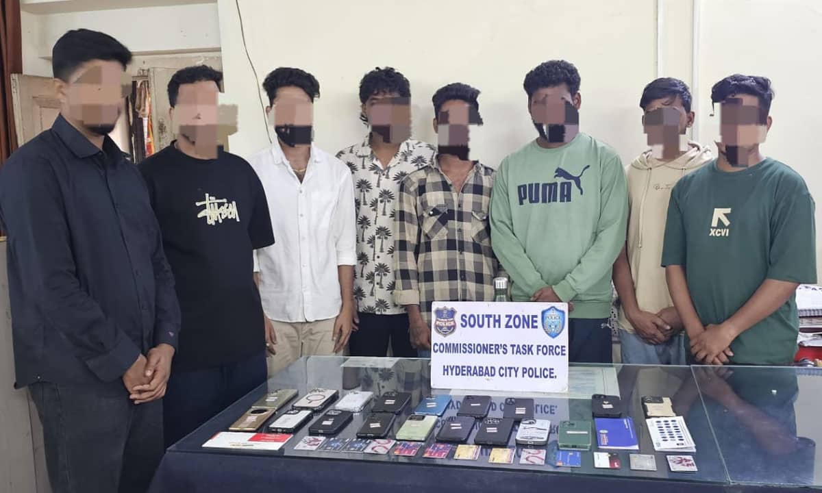 Hyderabad Police Bust Online Betting Racket; Eight Arrested, 235 IDs Traced, Masterminds Absconding