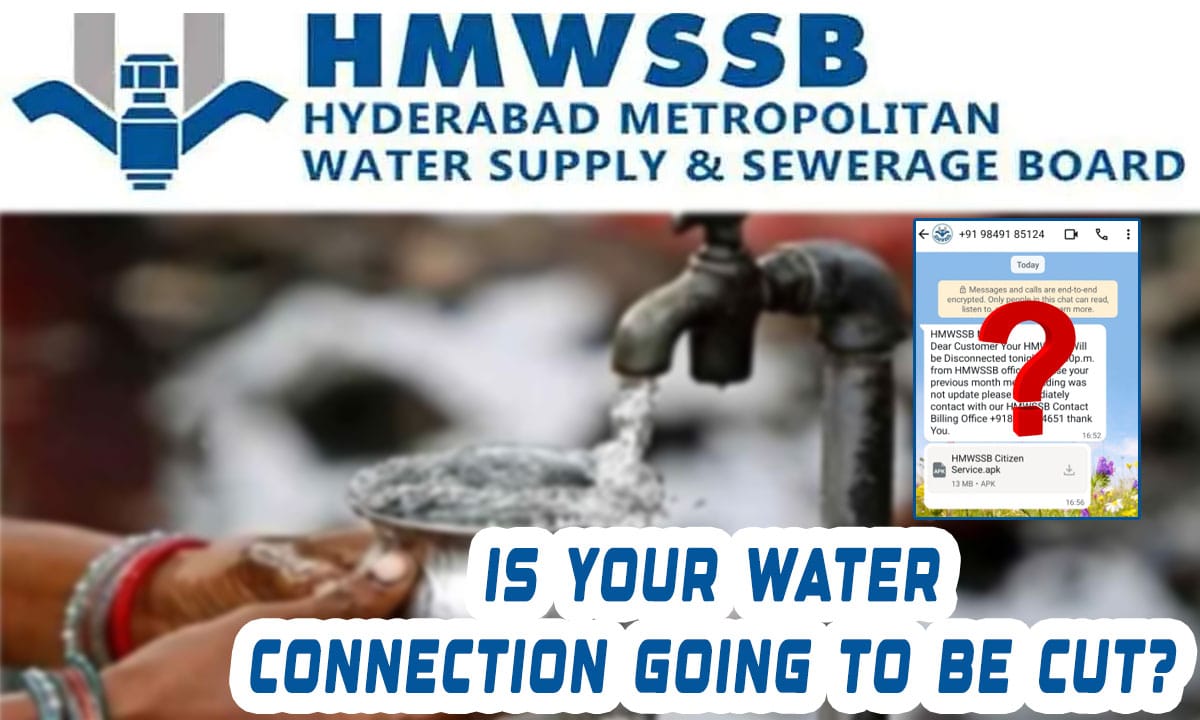 Is Your Water Connection Going to Be Cut? What’s the Truth Behind the HMWSSB WhatsApp Message?