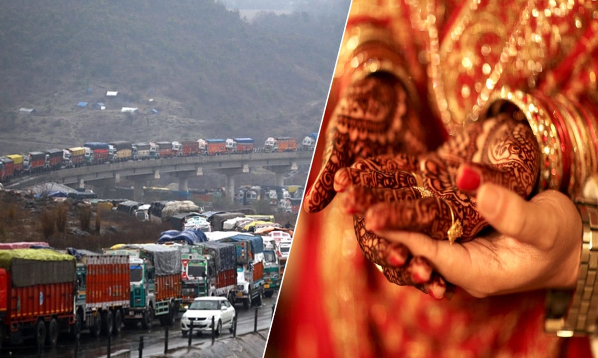 Srinagar Highway Closures Trigger Mutton and Fruit Crisis, over 150 Weddings Postponed