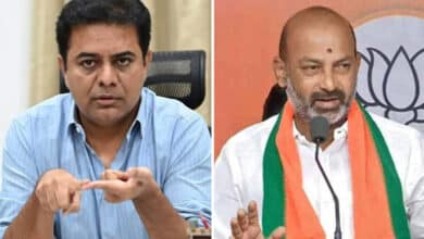 KTR Files ₹10 Crore Defamation Suit Against Bandi Sanjay Over Phone-Tapping Allegations