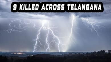 Telangana Thunderstorm Horror: Nine Dead, Several Injured in Lightning Strikes Across State
