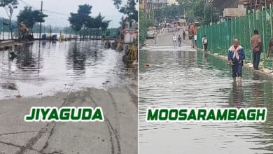 Hyderabad on Red Alert as Musi River Overflows: 17 Gates of Twin Reservoirs Lifted, Floodwaters Submerge Roads