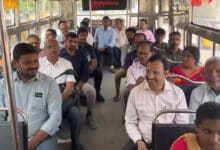 Sajjanar Boards RTC Bus, Interacts with Commuters in Symbolic Farewell