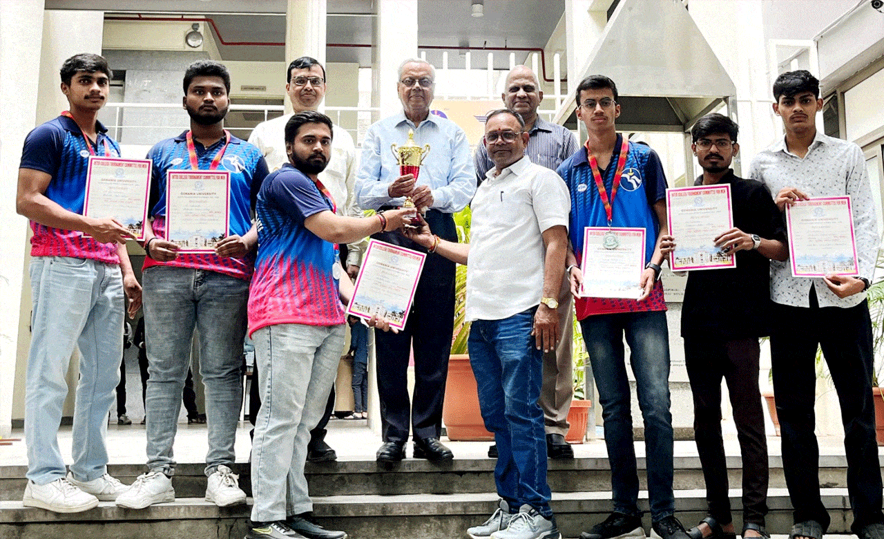 Badruka College Carrom Team Clinches Silver at Osmania University Inter-College Tournament