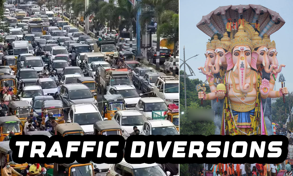 Hyderabad Traffic Alert: Roads Closed for Ganesh Procession, Citizens Advised Alternate Routes, Check Details