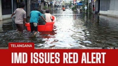 IMD Issues Red Alert for Telangana as 'Extremely Heavy' Rain Threatens Floods