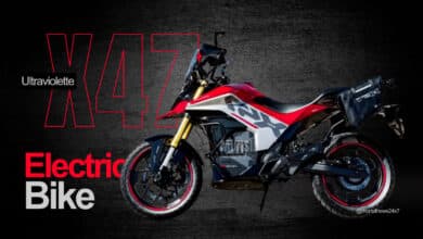 The new Ultraviolette X47 Crossover features an adventure-touring design and advanced safety technology, including an integrated radar system.