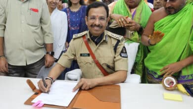 V.C. Sajjanar Takes Charge as Hyderabad Police Commissioner