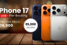 Apple iPhone 17 pre-orders are now live in India. Get an instant ₹6,000 cashback on the new iPhone 17, bringing the starting price down to ₹76,900. Find out where to buy, full price list, and offer details.