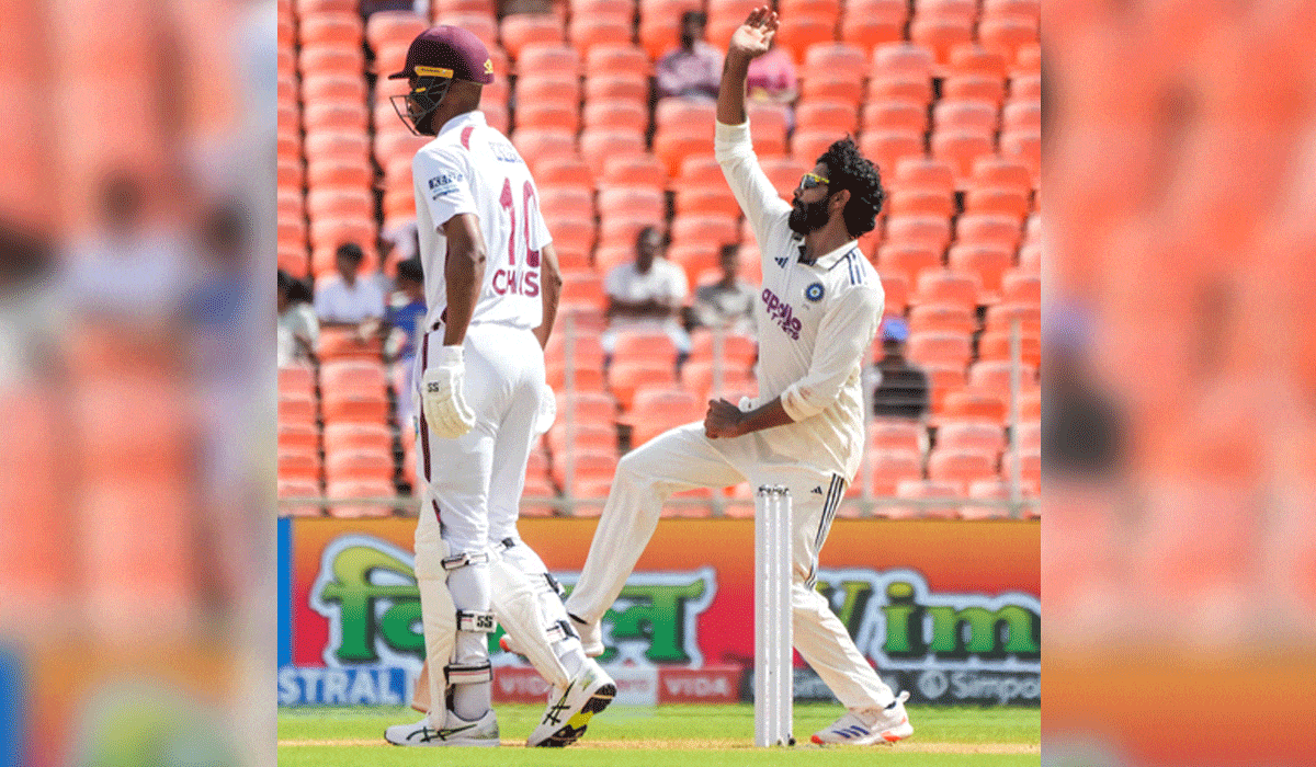 1st Test: Jadeja, Kuldeep, Siraj strike as India eye innings win, reduce WI to 66/5