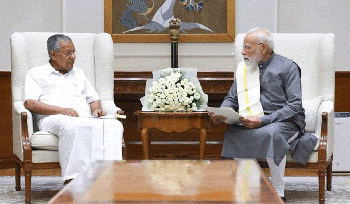CM Vijayan meets PM Modi, seeks urgent intervention on Kerala’s financial stress, disaster relief