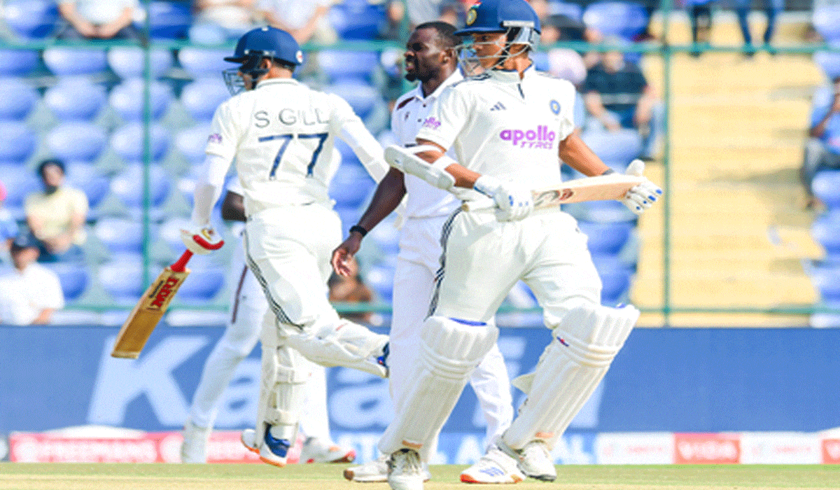 2nd Test: Gill unbeaten on 75, Jaiswal makes 175 as India reach 427/4