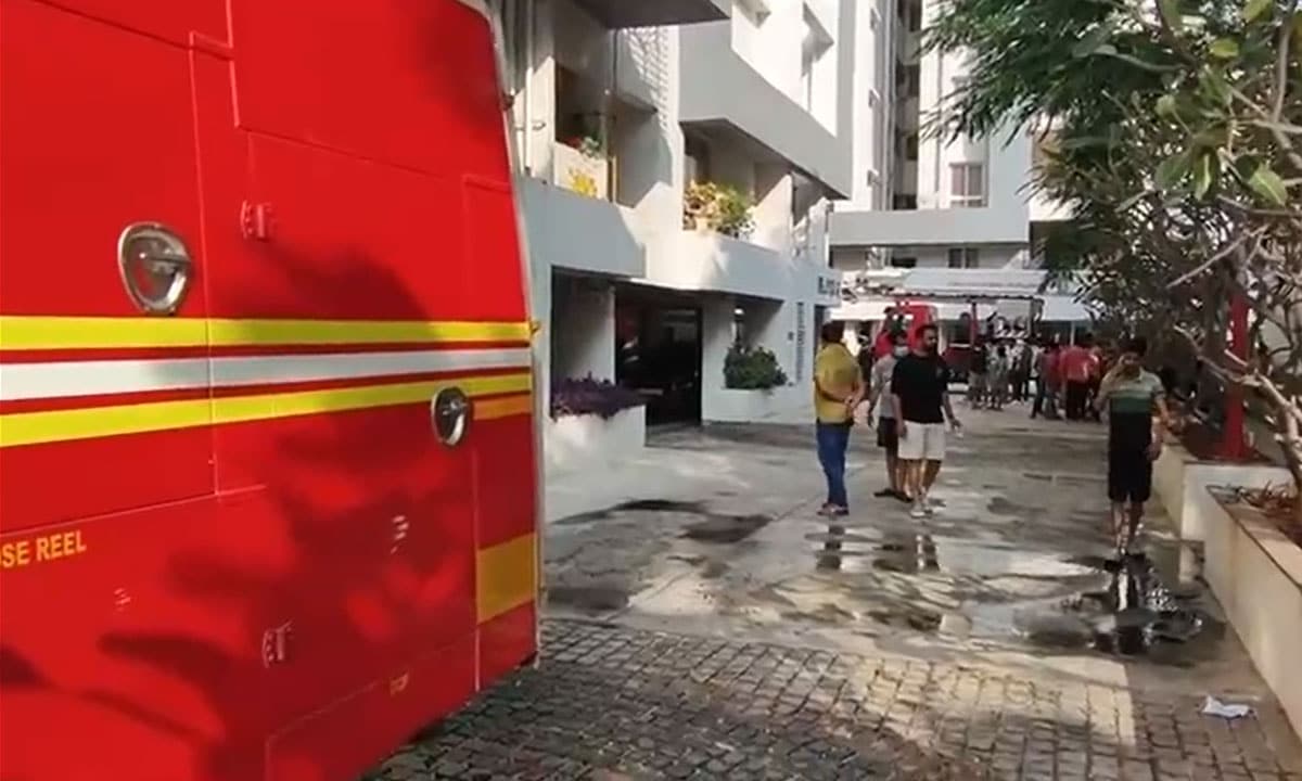 Fire Breaks Out at BRC Apartment in Manikonda, Three Injured
