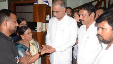 Harish Rao, Sudheer Reddy Console Family of Dallas Shooting Victim Chandrashekhar