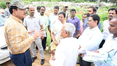 HYDRAA Commissioner Launches Field Inspection to Clear Encroachments in Thumkunta