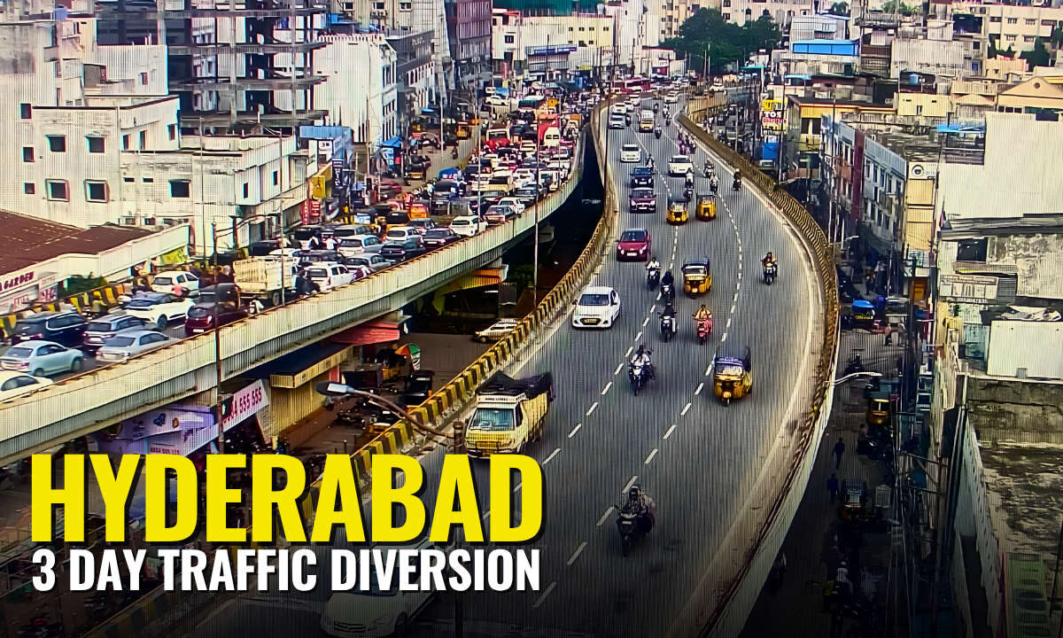 Traffic diversions will be in effect around Hyderabad's Hussain Sagar Lake for Durga idol immersion processions.