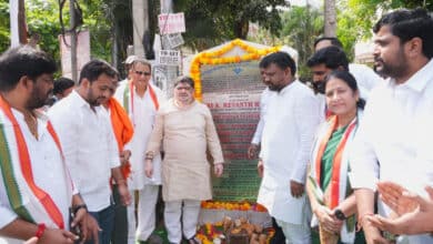Minister Ponnam Lays the Foundation Stone for Developmental Works in the Jubilee Hills Segment