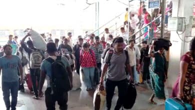 Secunderabad Railway Station Packed as Holiday Travelers Return to City